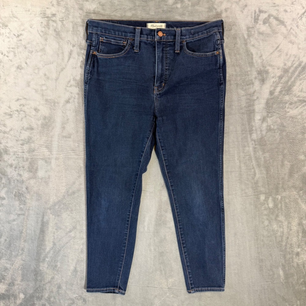 Madewell Roadtripper Jeggings Women's Size 31 Blue Dark Wash Denim